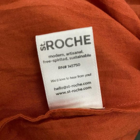 St. Roche Kite Dress in Burnt Orange Size 6 - Picture 13 of 13